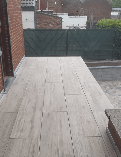 mathieu vuyts carrelage pavage dallage exterieur amenagement morlanwelz maconnerie construction muret sol